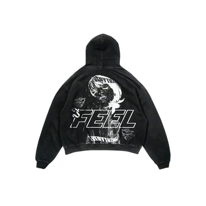 FEEL EVERYTHING – Emotional Grunge T-Shirt Design Streetwear