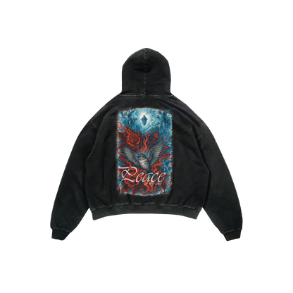 HEART OF CALM – Heaven &amp; Fire T-Shirt Design Streetwear