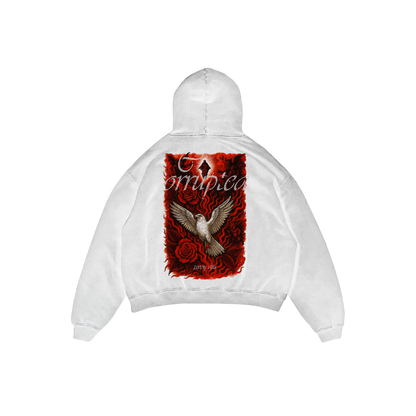 CORRUPTED HEART – Gothic Flame T-Shirt Design Streetwear