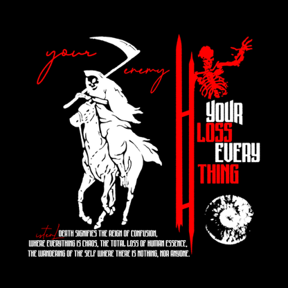YOUR LOSS EVERYTHING – Death Rider T-Shirt Design 